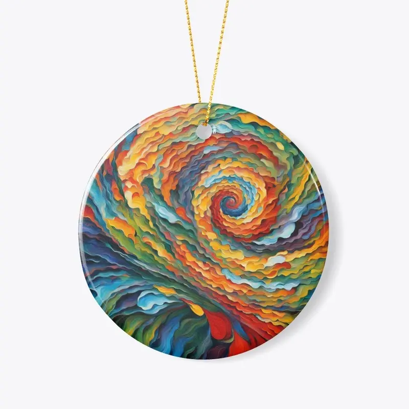 Rainbow Swirl of Colorful Art