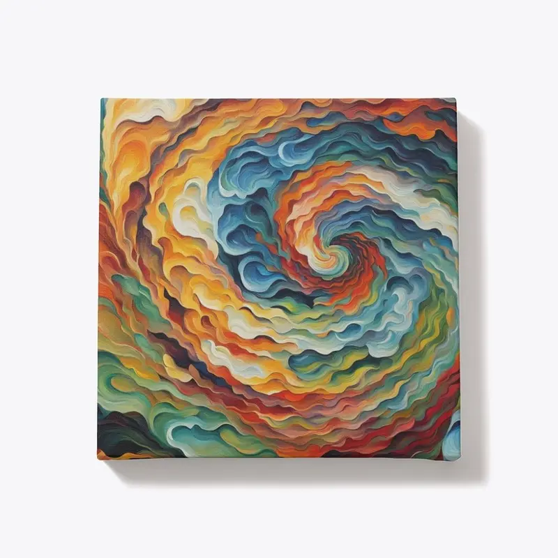 Rainbow Whirlpool Swirl