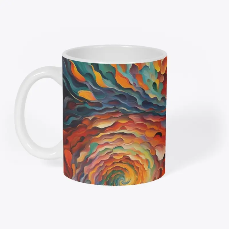 Rainbow Swirls of Abstract Delight