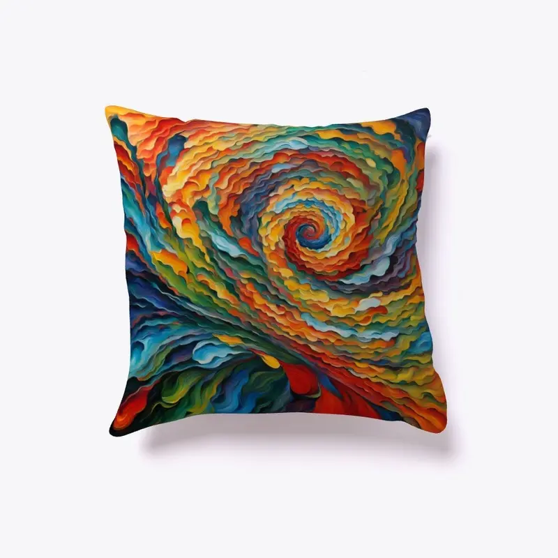 Rainbow Swirl of Colorful Art