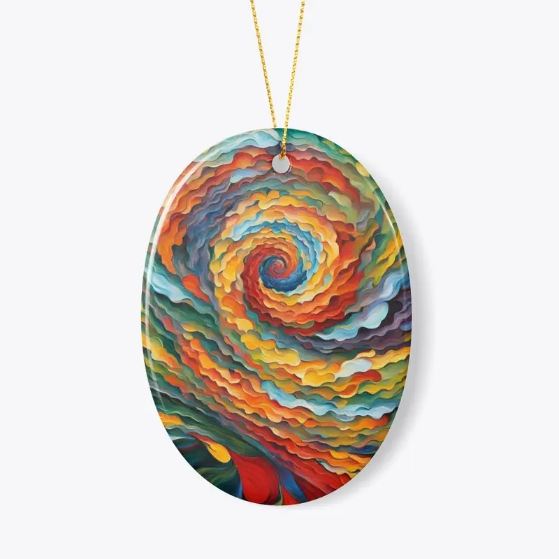 Rainbow Swirl of Colorful Art