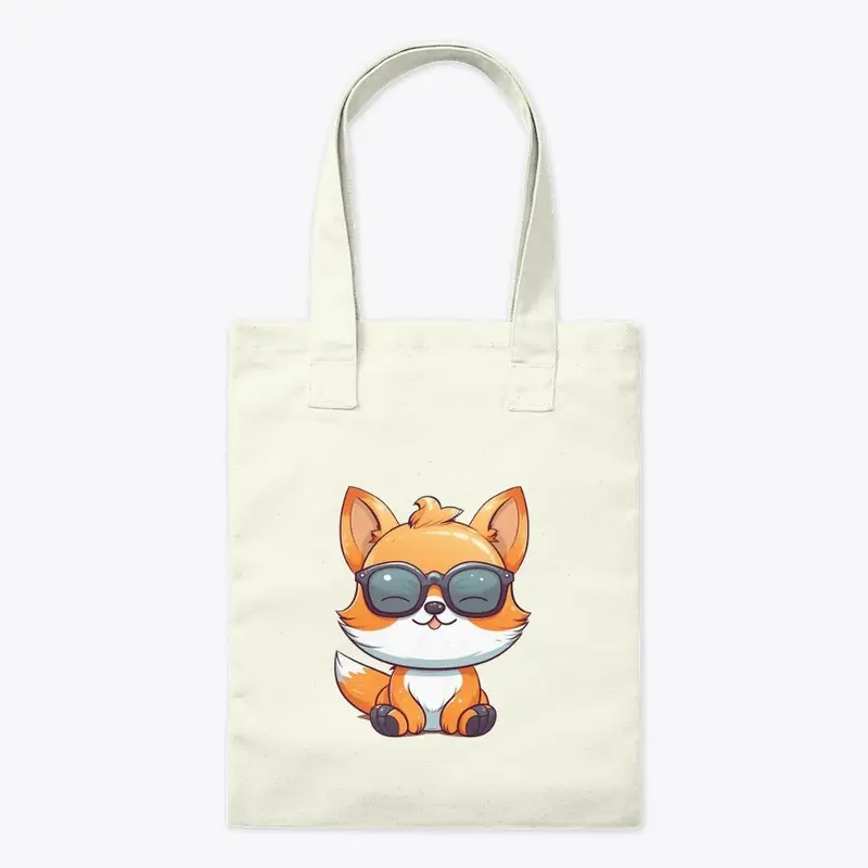 Fox with Shades Kawaii