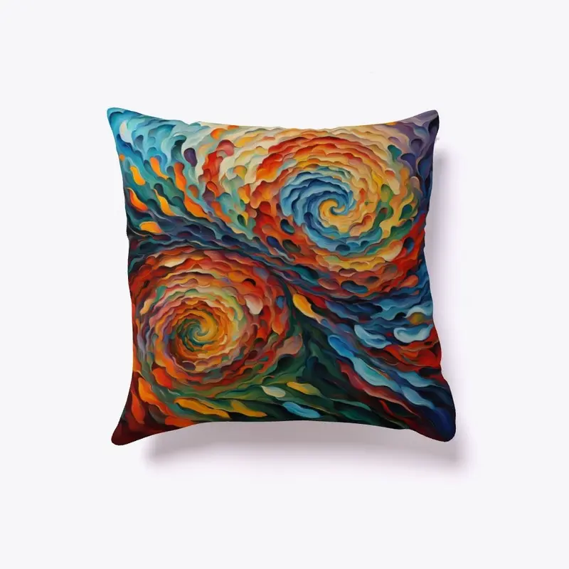 Rainbow Swirls of Abstract Delight