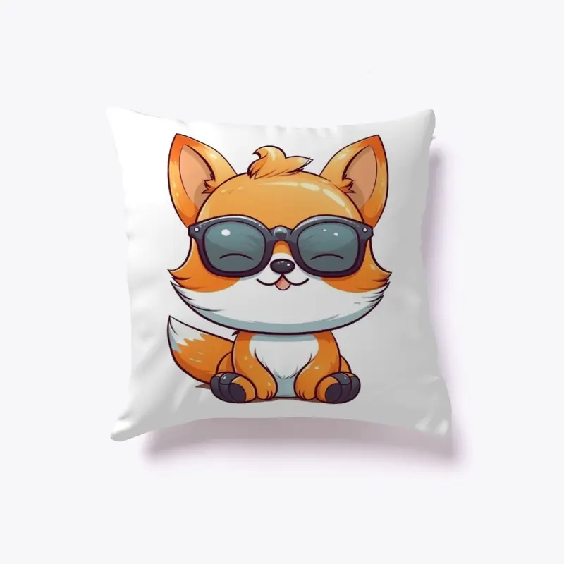 Fox with Shades Kawaii